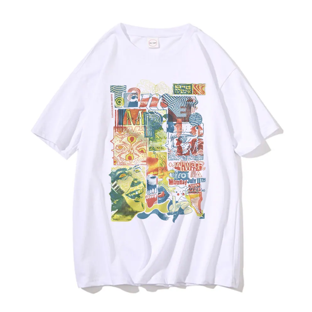 

Tame Impala Graphic Print T-shirts Male Retro Lndie Pop Rock Music Band T Shirts Men Women's Fashion Vintage Oversized Tshirt