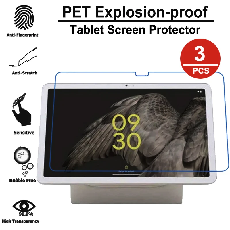 

3PCS PET Protective Film For Google Pixel Tablet 11inch Tablet Anti-scratch Explosion-proof HD Screen Protector Film Not Glass