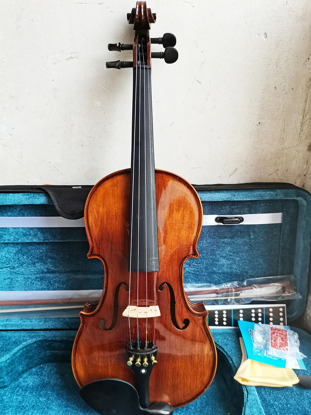 brown handmade violin 4/4 Retro Spruce Maple Back violin Beginners student Professional musical instrument violino pin