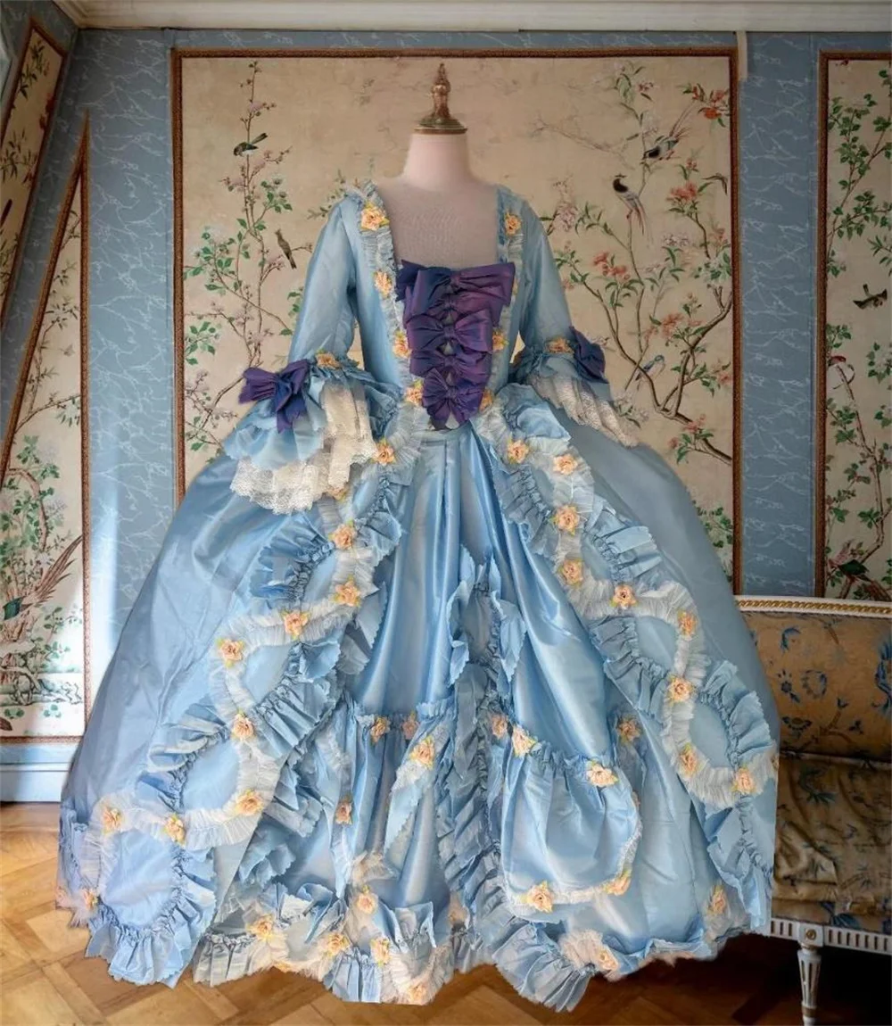 18th Century Dress Victorian Rococo French Queen Antoinette Dress Ball Gown  | eBay