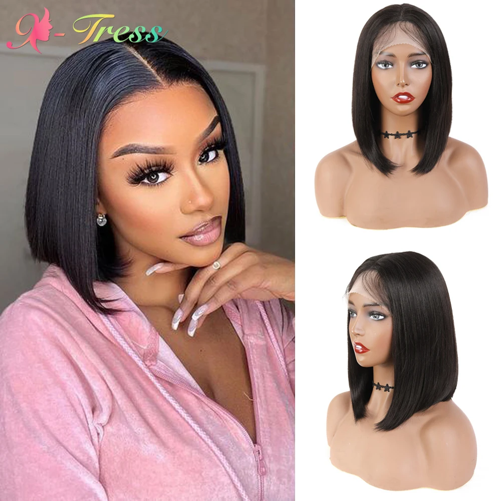 Synthetic bob 2024 lace front wig