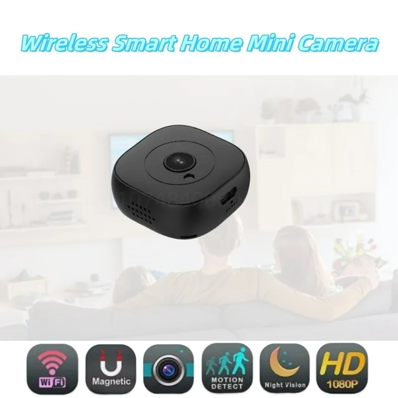 

1080P HD Mini Wifi Camera Wireless Smart Home Remote Monitor Micro Camcorder Motion Detection Infrared Night Vision Espia Cam