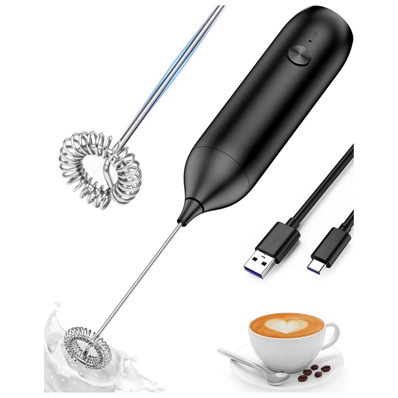 

Rechargeable Coffee Frother Handheld Coffee Frother With Type-C Interface Frother