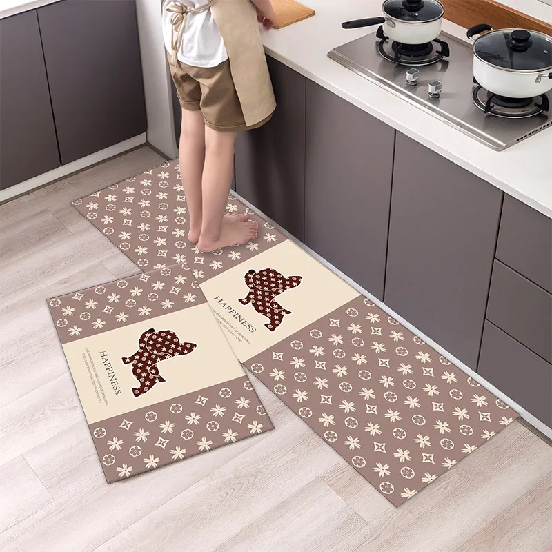thumbnail image 1 of Felpudo de cocina de estilo bohemio americano, felpudo de entrada para sala de estar, alfombra para el hogar, dormitorio, piso, pasillo, balcón, alfombra antideslizante, 1 of 5
