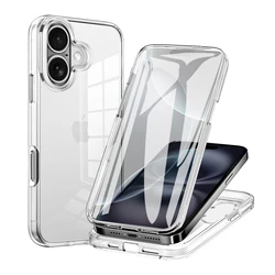 Ultimate 360° Clear Protective Bumper Case - Double-Sided Full Body Shield for iPhone 11 Pro (Clear)