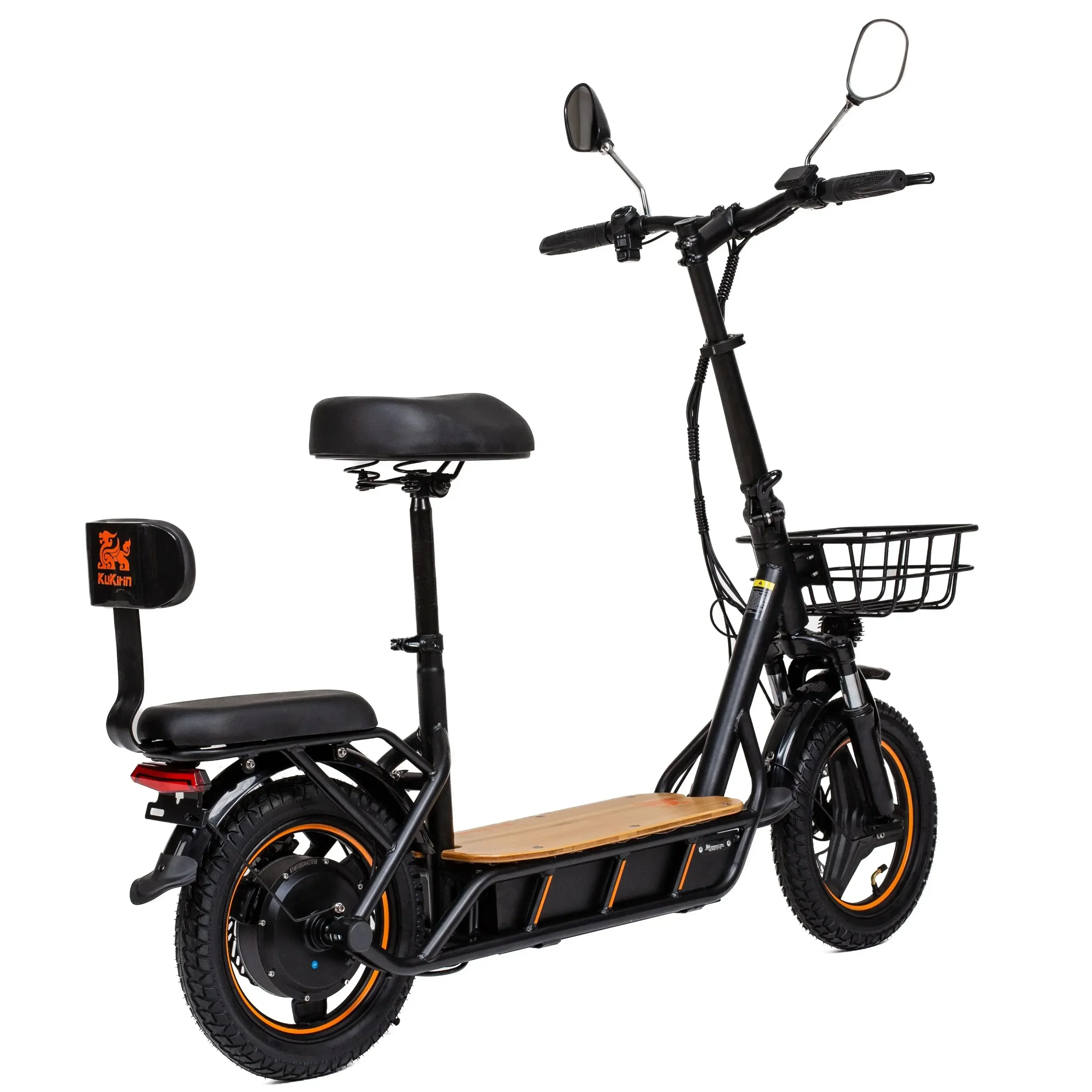 Monopattino Elettrico per Adulti KuKirin C1 Pro con Sedile, Pneumatici da 14 Pollici, Motore da 500W, Batteria da 48V 26Ah, Velocità Massima 45km/h, Moto Elettrica - immagine 5