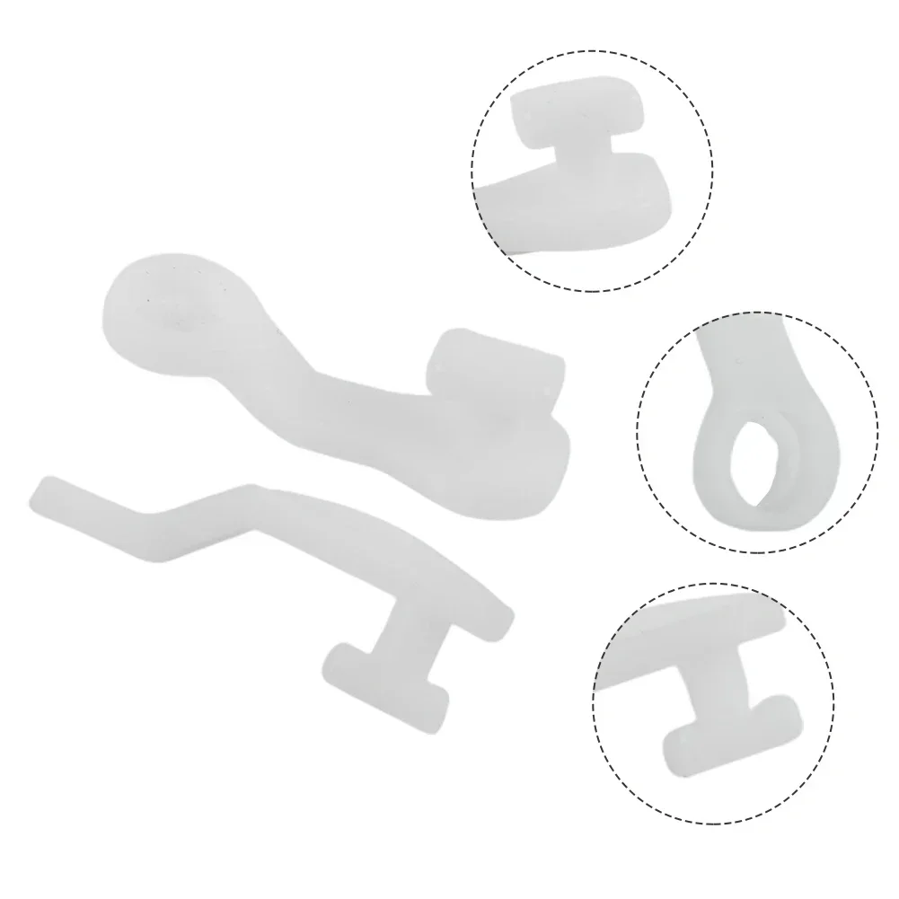 Curtain Hooks Curtain Gliding Hook 50pcs/pack Track Gliders Track Rail Gliders Plastic Durable