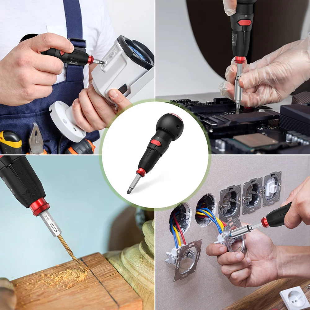 미니 전기 스크루 드라이버, 무선 드릴, 1800mah 리튬 배터리, 3.6V 슈퍼 토크 전동 공구, 가정용 스크루 드라이버, PC 수리