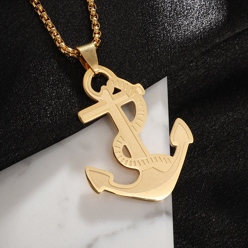 NNPRO Gold Anchor Small Design Pendant Locket For Men & Boys Rhodium  Stainless Steel Locket Set Price in India - Buy NNPRO Gold Anchor Small  Design Pendant Locket For Men & Boys