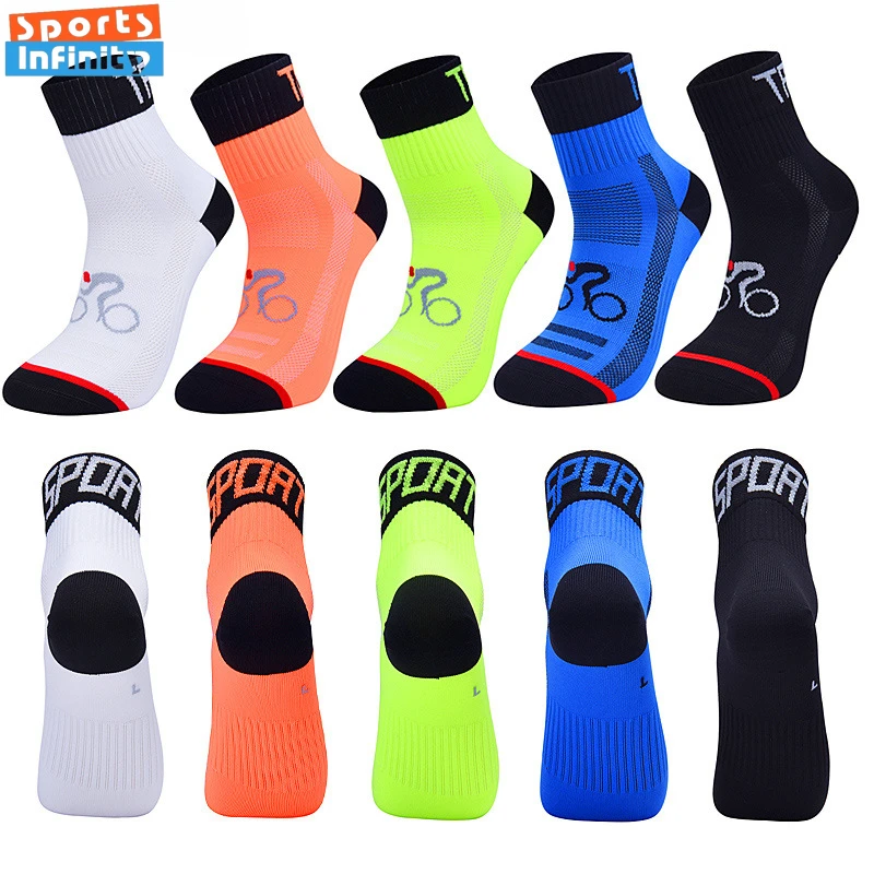 

Professional Cycling Socks for Men Women Breathable Football Basketball Running Socks Outdoor Marathon Fitness Sports Socks