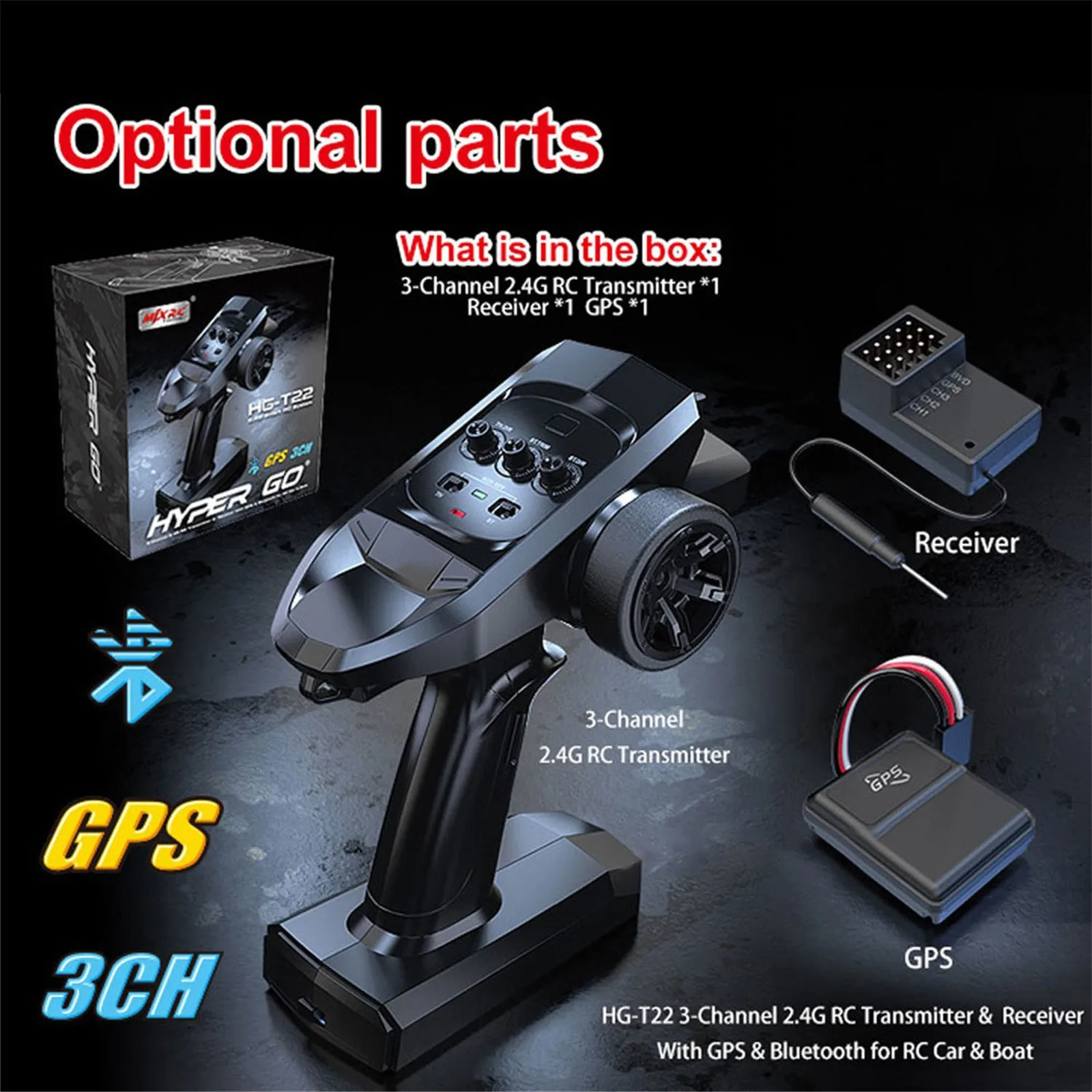 Mjx Hyper Go 16208 16209 16210 브러시리스 1/16 RC카, 원격 제어, 4wd 오프로드 레이싱, 고속 전기 취미 장난감 트럭, 2.4g