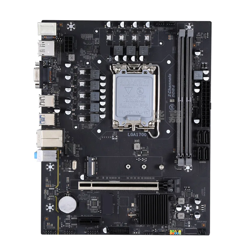 

YEJIA Desktop H610 Motherboard LGA 1700 Support Intel Core i3/i5/i7/i9 12th Processor Dual Channel DDR4 Memory NVME M.2 H610M