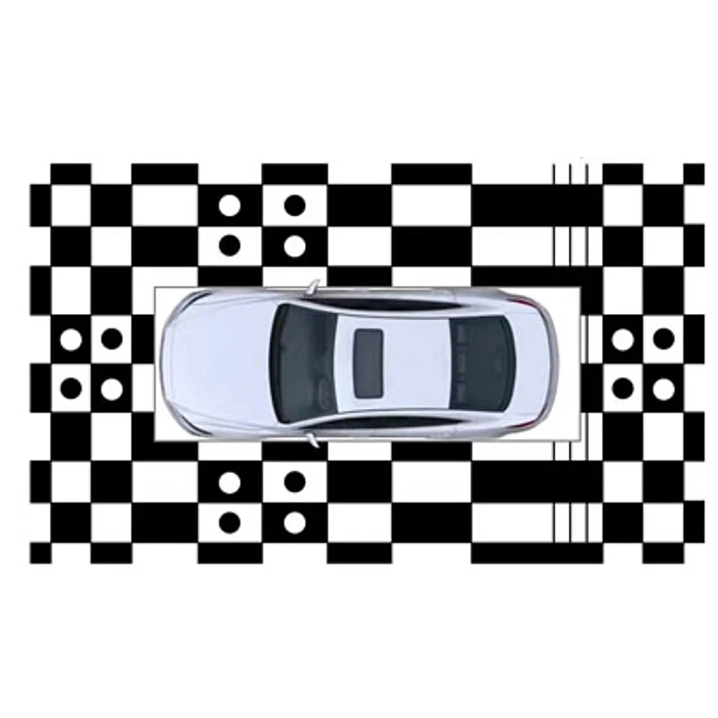 Car Panoramic Imaging Calibration Cloth Car 360 Degree Panoramic Imaging System Calibration Cloth 3D Bird's-eye View Car Camera Automatic Splicing Debugging Cloth