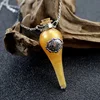 10pcs Felix Felicis Potion Vintage Magic Glass Pendant Water Drop Essential Oil Wish Bottle Women's Sweater Chain Necklace Gift 3