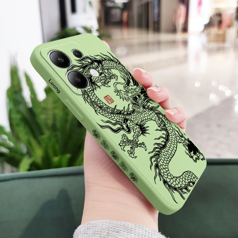 Dragon Wings Fly Liquid Silicone Phone Case - Sleek & Durable Cover