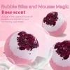 Bath Bomb Set Moisturizing Peeling Skin Care Bath Ball with Essential Oils And Bath Salts Handmade Bubble Ball Gift for Relaxing 6