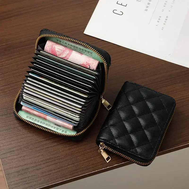 2026 Damen Mädchen Kleine Geldbörse Neue Kurze Reißverschluss-Wechseltasche Leder Mini Kreditkartenetui Multifunktionale Münzbörse – Detail 3