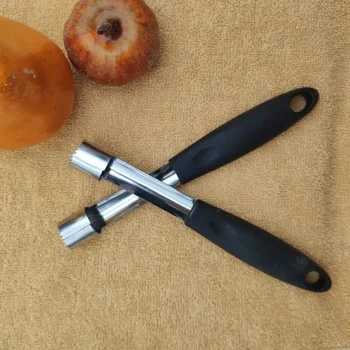 1PC Estrattore di noccioli di frutta in acciaio inossidabile Gadget da cucina Estrattore di noccioli di frutta per mela e pera Manico in plastica per cucina domestica 1