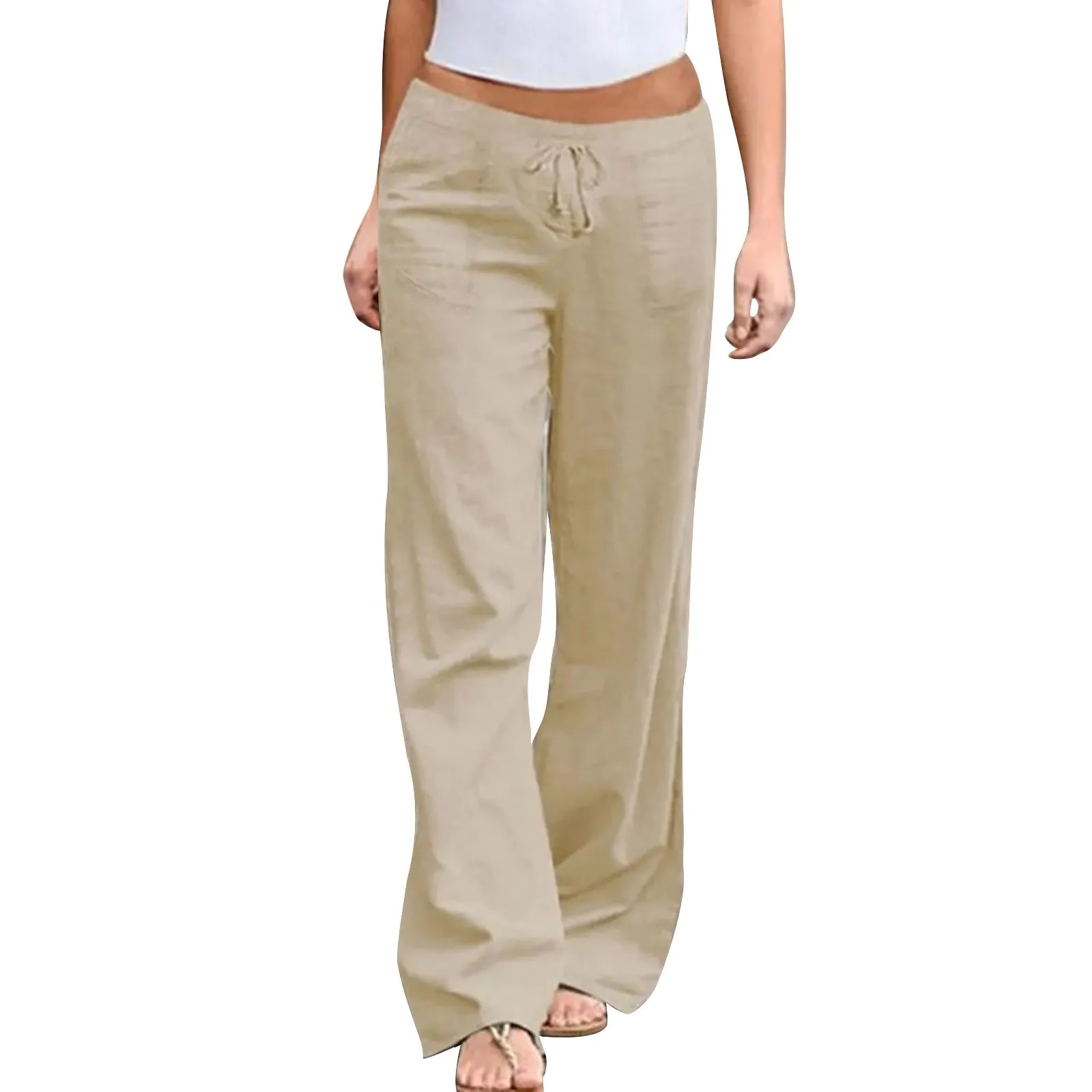  VILIGO Khaki Pants for Women Water Resistant Elastic