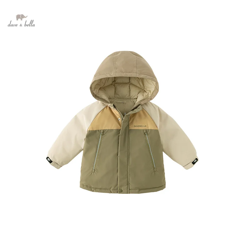 Dave Bella Children Girls Boys Down Jacket 2023 Winter New Fashion