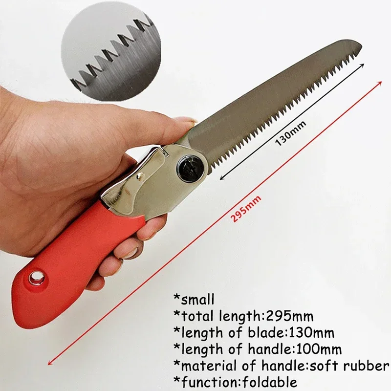 Metal Pocket Saws Foldable Handsaw Garden Retractable Hand Saw Portable Tree Cutting Tool For Woodworking Camping Outdoor Cutter