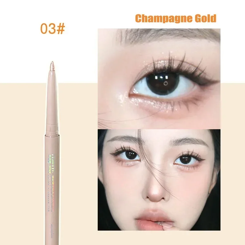 Eyeshadow Eyeliner Matte Brightening Lying silkworm Shadow Pen Dual-use Eyeliner Gel Pen Beige Skin Tone Concealer Smooth Contour