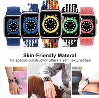 Bracelet tressé pour Bracelet de montre Apple Ultra 3 2 49mm 46mm 42mm 44mm 45mm 40 41mm, Bracelet élastique IWatch série 11 10 9 8 7 6 SE 5 6