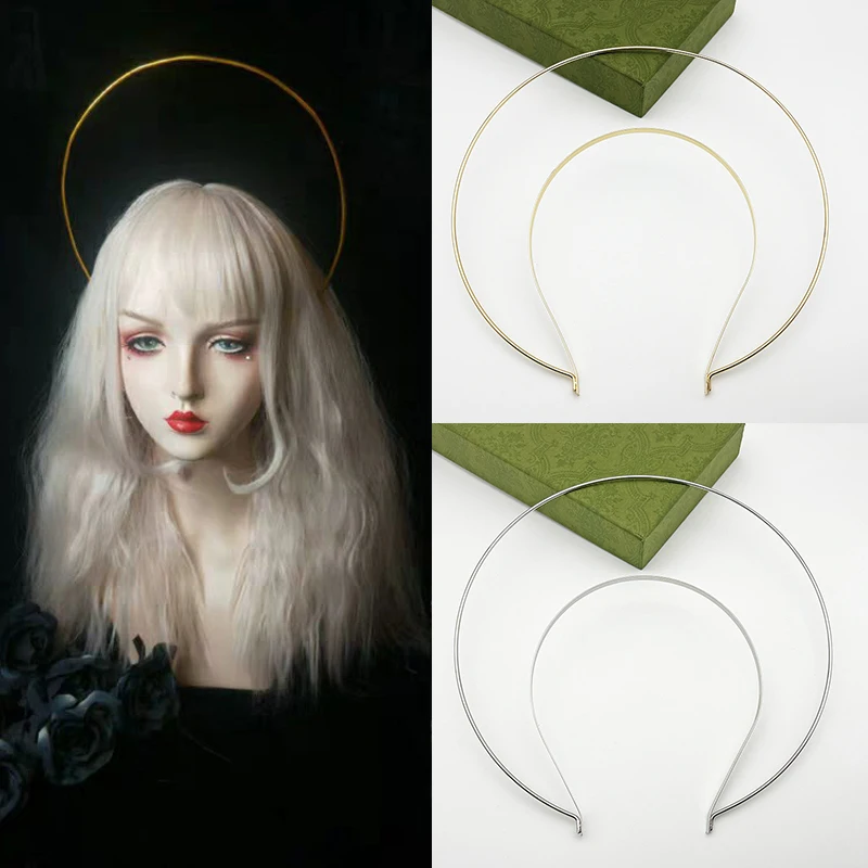 2/3 Layers Crown Wedding Bridal Hair Hoop Halo Double Layer Headband Crown Base Accessories Female Metal Band Headpiece