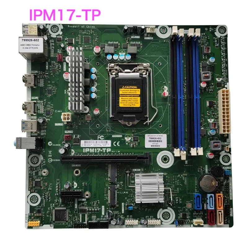 

Suitable For HP Envy 750 omen 860 Desktop Motherboard IPM17-TP 799926-002 799926-602 Mainboard 100% Tested OK Fully Work