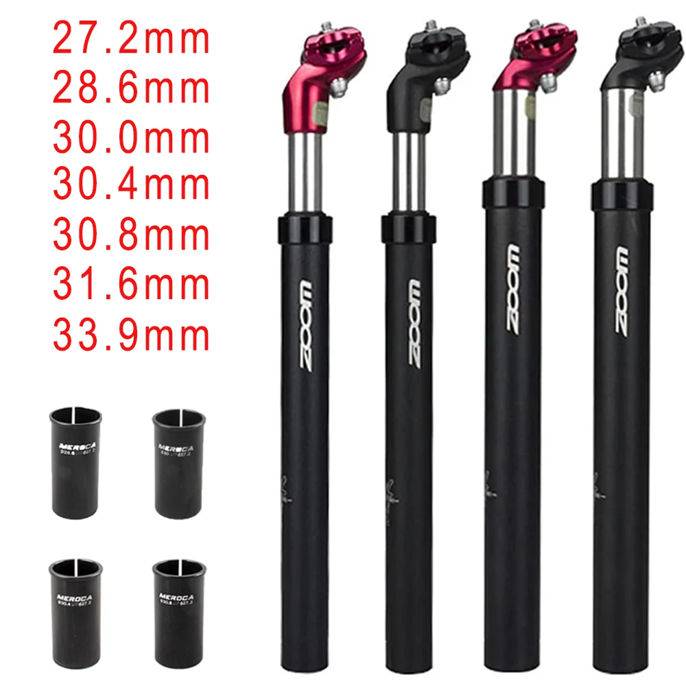 ZOOM Suspension Seatpost Shock Absorber Damping Alu MTB Mountain Bike