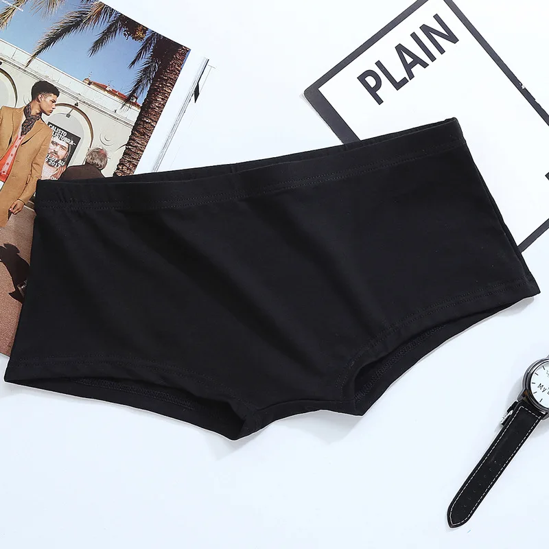 Men Underwear Boxer Cueca Male Panties Mens Sexy Shorts Men's Solid