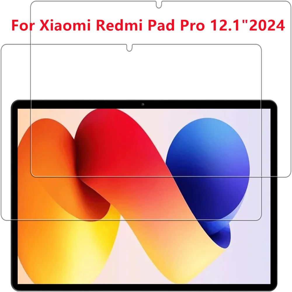 Premium 9H Tempered Glass Screen Protector, Anti-Fingerprint, Durable Tablet Film (Pack of 2)