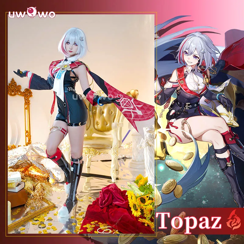 

UWOWO Collab Series: Honkai Star Rail HSR Cosplay Topz Cosplay Costume Topaz Cos Outfits