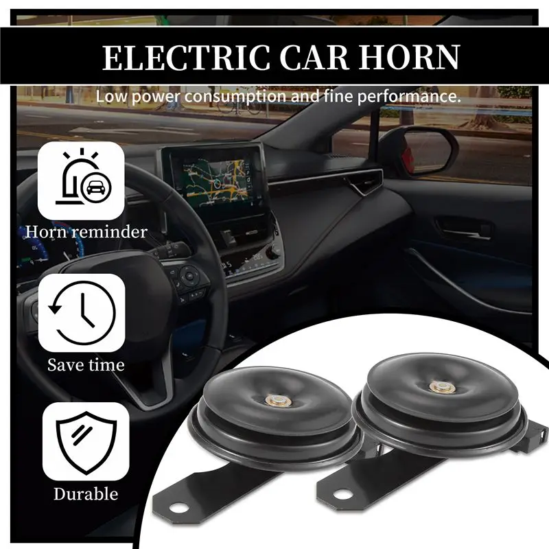 Toyota Corolla RAV4 Crown Camry Levine Reiz 2019 용 2Pcs 범용 전기 자동차 경적 12V