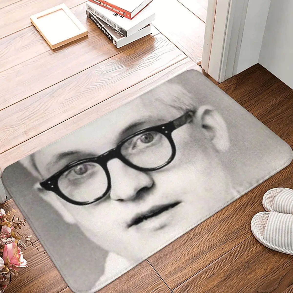 

David Hockney, 40x60 см, ковер, полиэстер, коврики, ретро, Повседневная дверь
