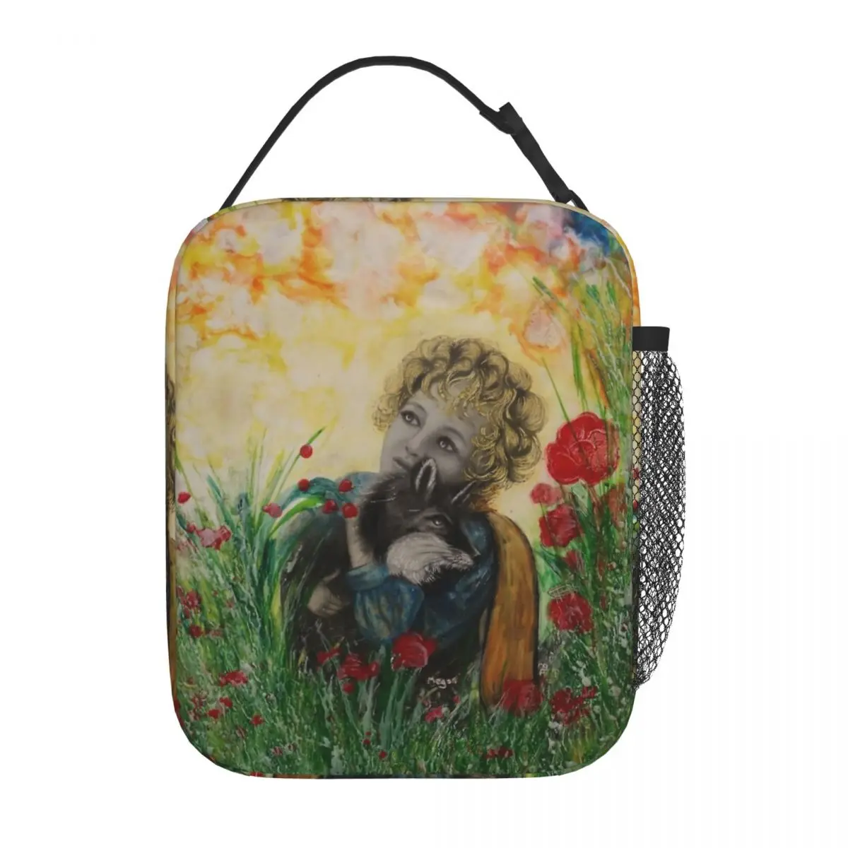 

Little Prince With Fox Sadly Insulated Lunch Bag Food Container Bags Portable Thermal Cooler Lunch Box For Work