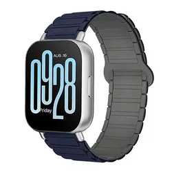 Magnetic Silicone Loop Strap Wristband, 22mm for Redmi 5 3 Active (13 MuH)