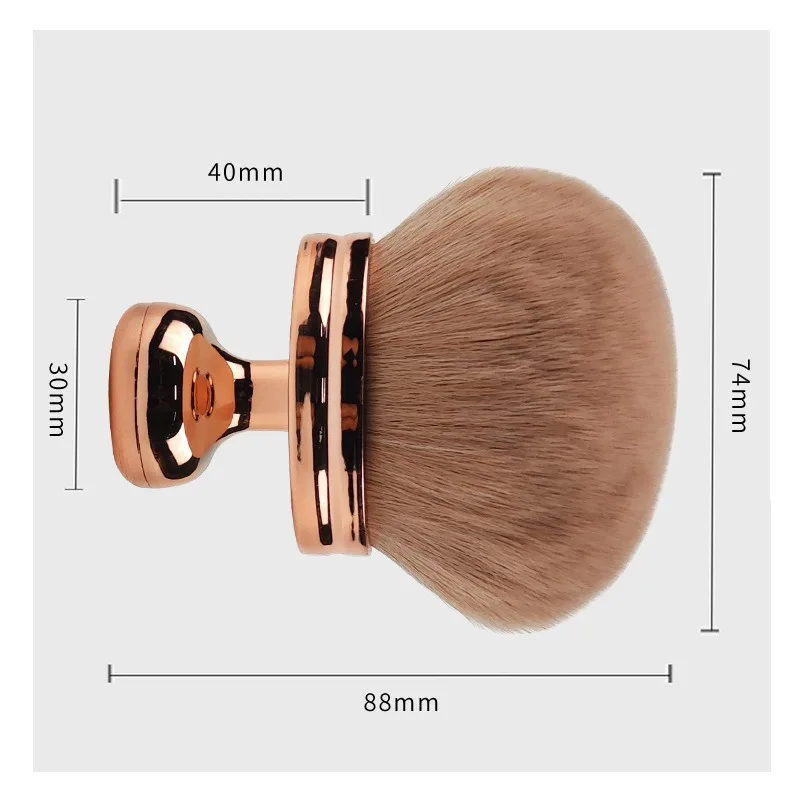 1Pcs Extra Large Body Makeup Brush for Self Tanner, Leg Makeup Bronzer Oval-shaped Flawless Kabuki Brush Kabuki Foundation Brush