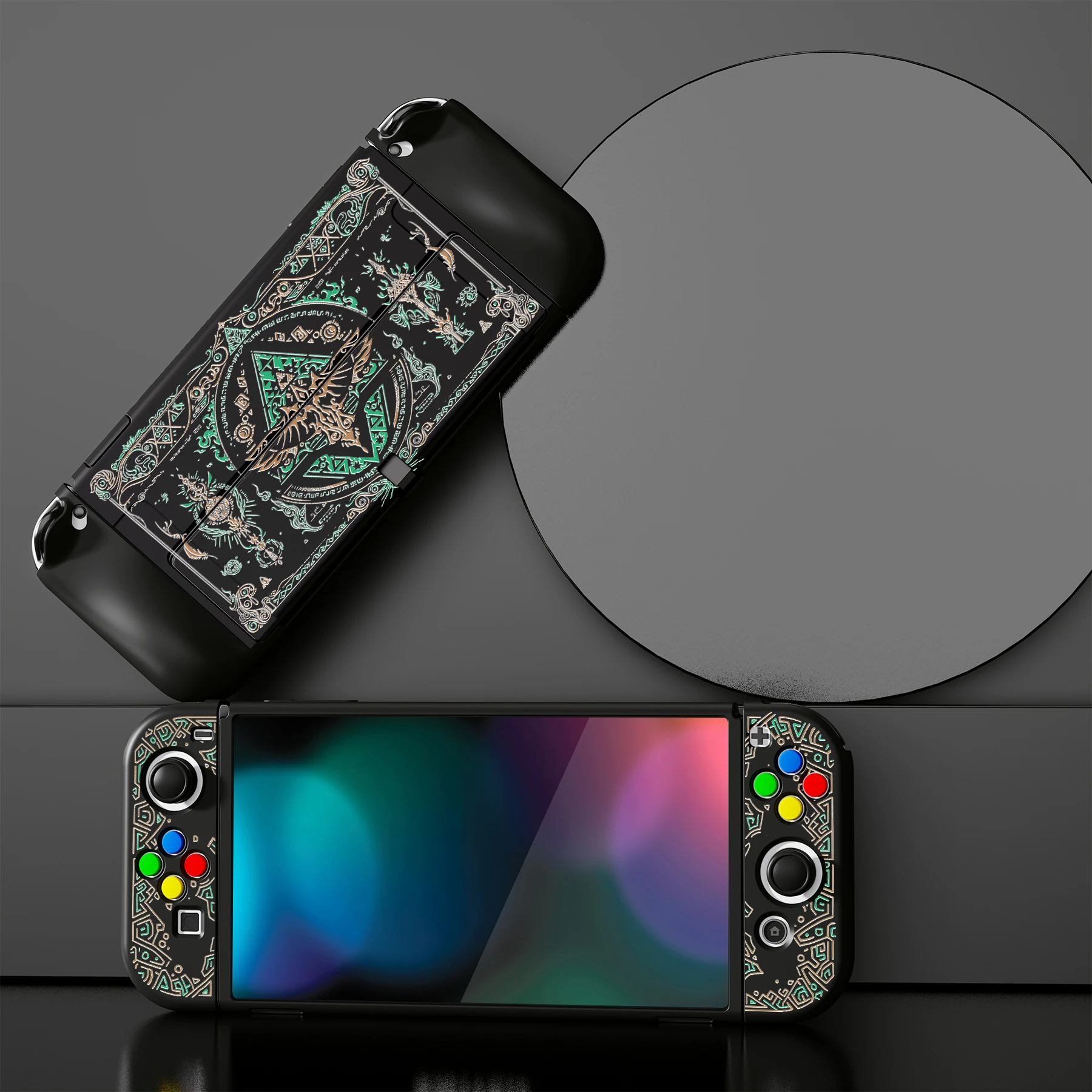 Playvital-zealprotect Estojo Protetor Macio para Nintendo Switch Oled Protetor Personalizado com Apertos do Polegar - Image 5