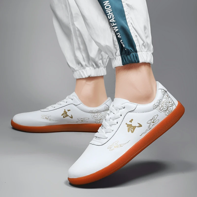 Men's and Women's Comfortable Martial Arts Shoes Lightweight and Breathable Sports Shoes Non-slip Wear-resistant Tai Chi
