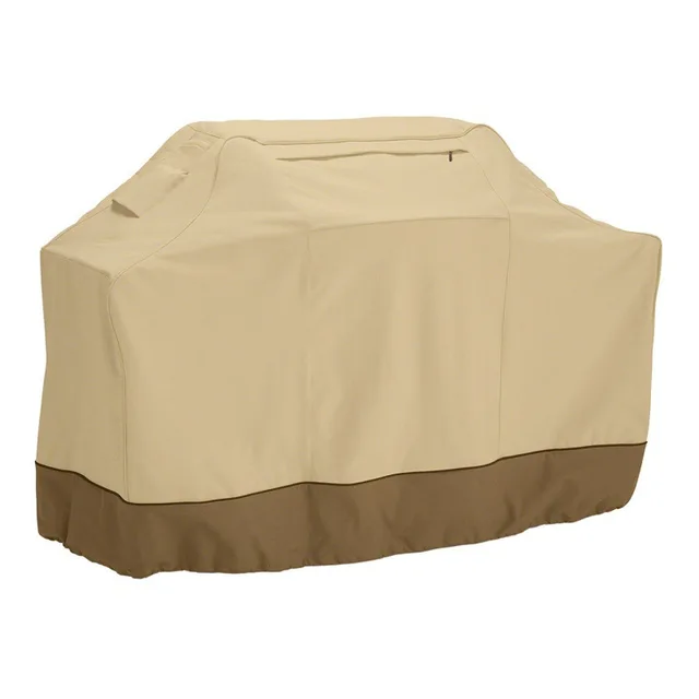 600D Oxford Cloth Barbeque Cover Vízálló Esővédő Weber Nagy Teherbírású Grill Burkolat Kültéri Uv -Ellenálló Bbq Burkolata - Image 2