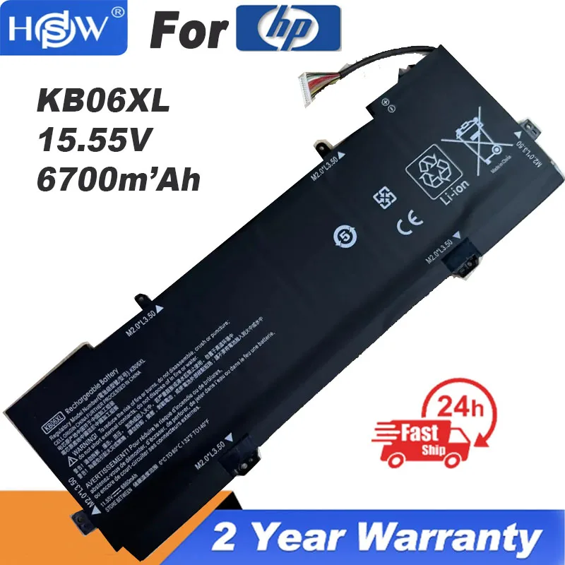 

Аккумулятор KB06XL для ноутбука HP Spectre x360 15-BL002XX Z6L01EA Z6K97EA Z6K99EA Z6K96EA Z6L00EA Z6L02EA Φ 79,2 Втч
