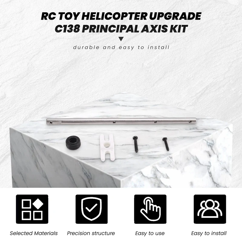 RC-Toy-Helicopter-Upgrade-C138-Principal-Axis-Kit-For-RC-ERA-C138-Bell-206-1:33-RC-Toy-Helicopter-Parts Y41A