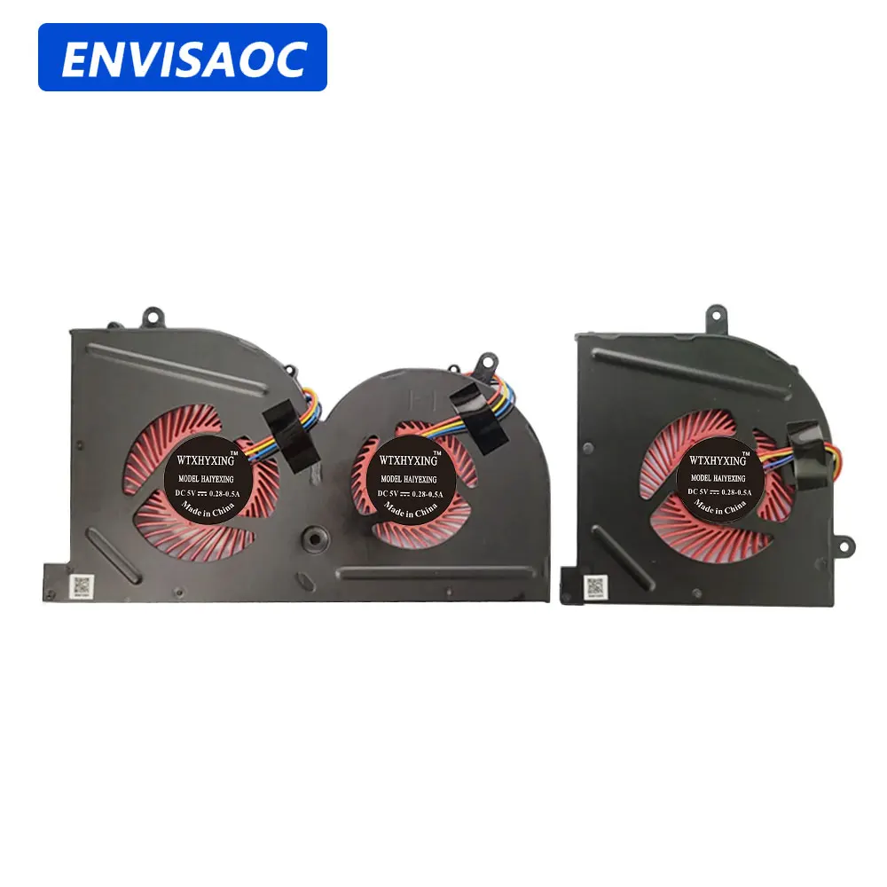 Ventilador de Refrigeração Portátil para Msi Gpu Cooler Gs63 Gs63vr Ms17b1 Ms-17b2 Ms-17b4 Ms-16k2 Ms-16k3 Ms-16k4 Gs73 Gs73vr Bs5005hs-u2f1