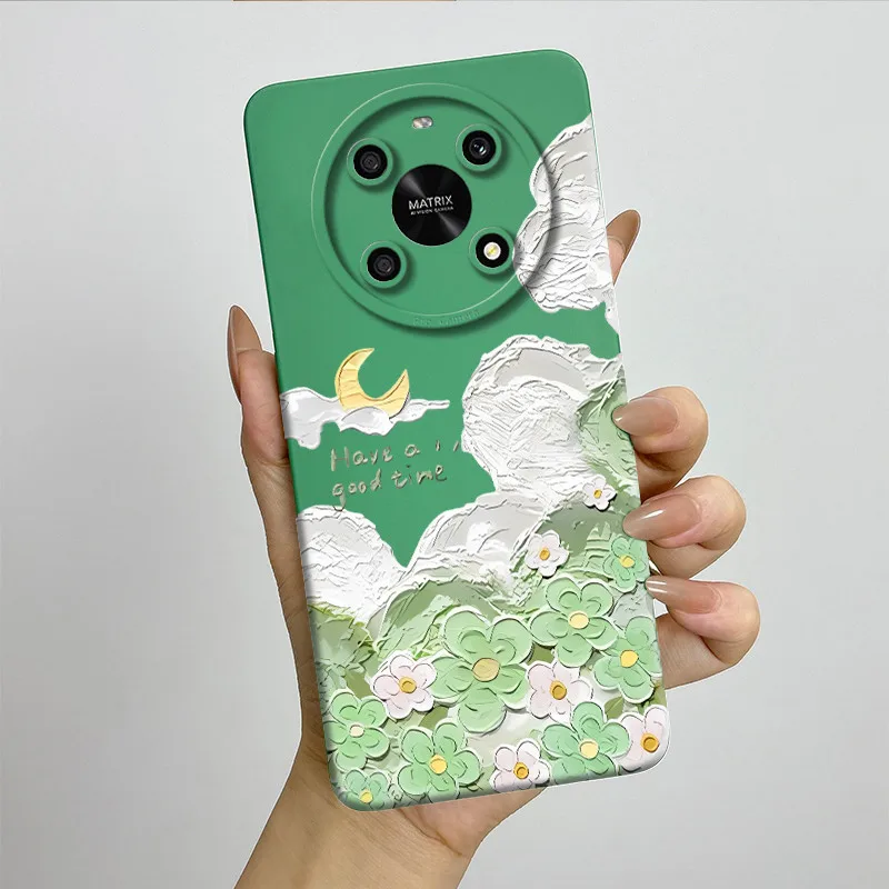 Sweet Painted Soft Silicone Phone Case - Cute Printed Design Cover
