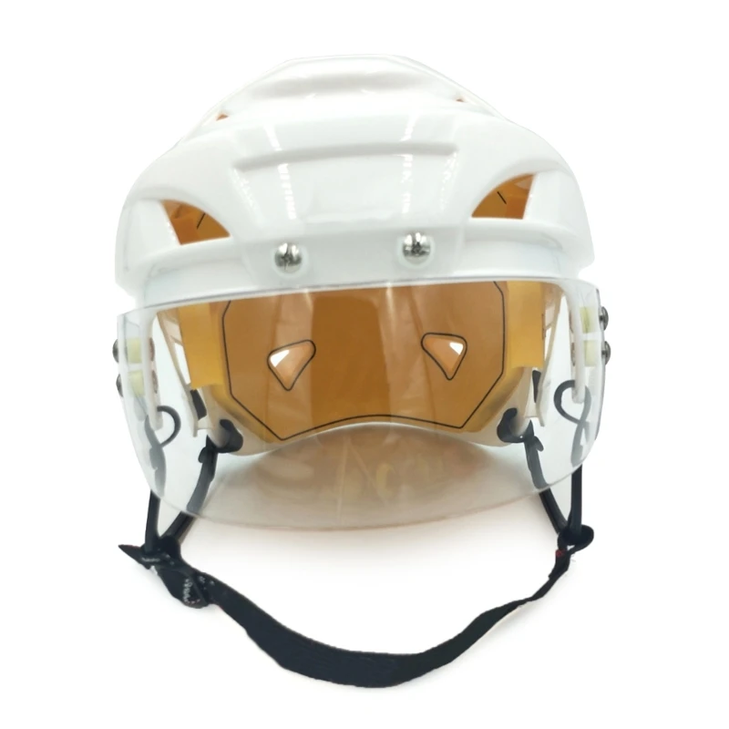 Vented Cut Hockey Visors Inside Anti Fog Ice Hockey Helmets Shield Anti Scratch Straight Cut Hockey Helmets Clear Visors 5