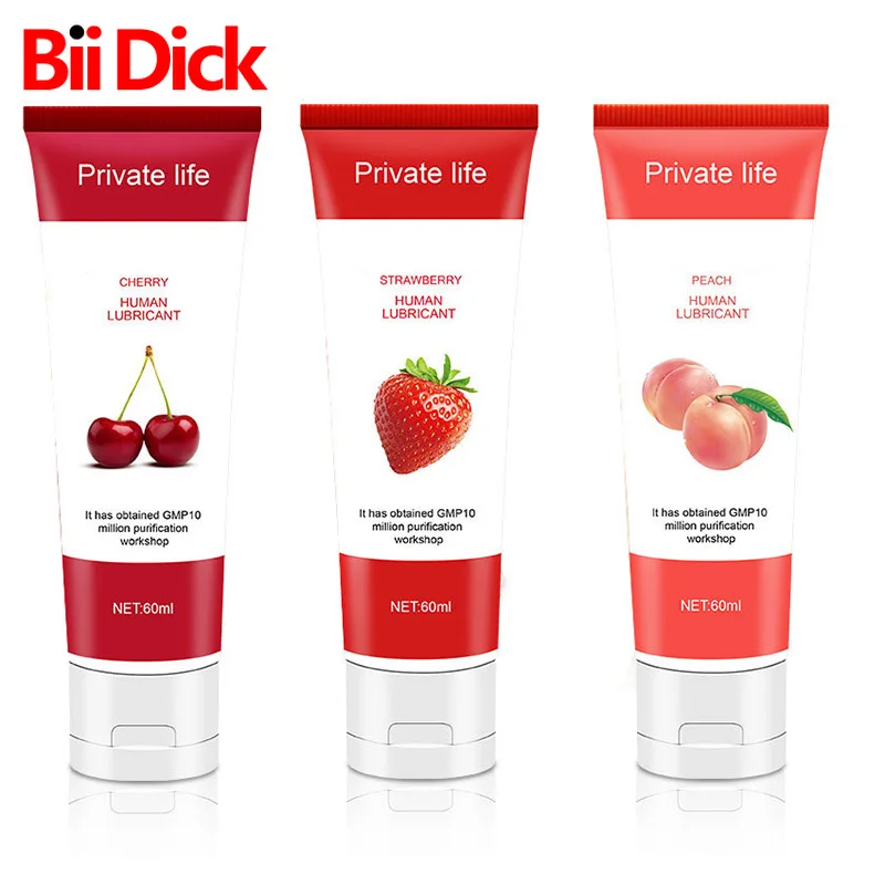 

30/60ml Men/Women Sex Lubricant Peach/Strawberry/Banana/Grape.Cherry Sex Oil Gel Adults Oral products Fruit flavor Cream