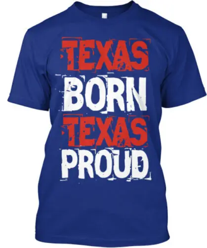 Футболка Texas Born Texas Proud, сделанная в США, размер от S до 5XL