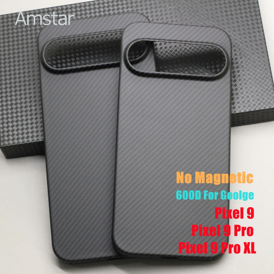 Amstar-磁気カーボンファイバーケース,Google Pixel 9 pro xl/9 pro/9 