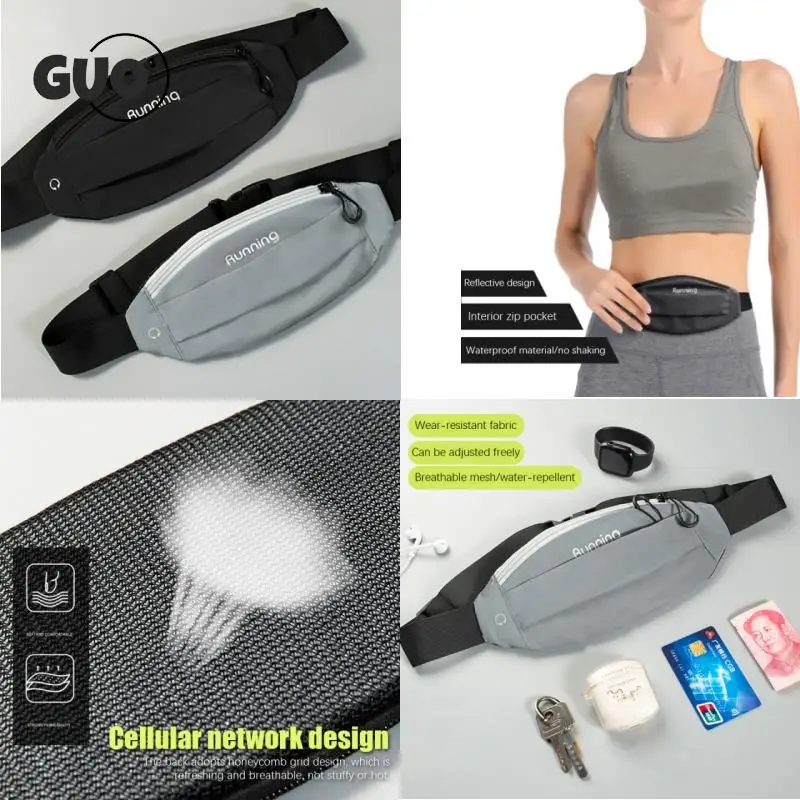 

Running Bag Women Waist bag Belt bag Men Sports Fanny Pack Mobile Phone Bag Gym Running Cell Phone Jogging Run Cycling Bag